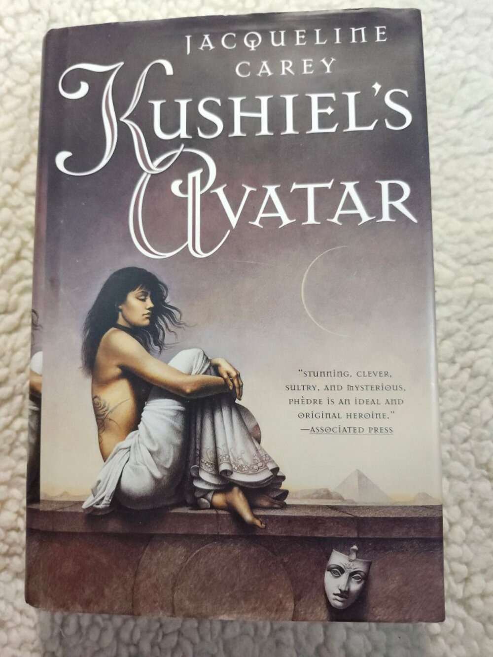 Jacqueline Carey Kushiel's Avatar Hardcover 2003 Tor First Edition Fantasy Novel